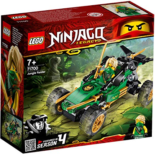 LEGO 71700 NINJAGO Legacy Lloyds Dschungelräuber Auto mit Minifigur Lloyd, Turnier der Elemente Bauset