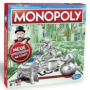 Monopoly Classic, Gesellschaftsspiel für Erwachsene & Kinder, Familienspiel, der Klassiker der Brettspiele, Gemeinschaftsspiel für 2 - 6 Personen, ab 8 Jahren