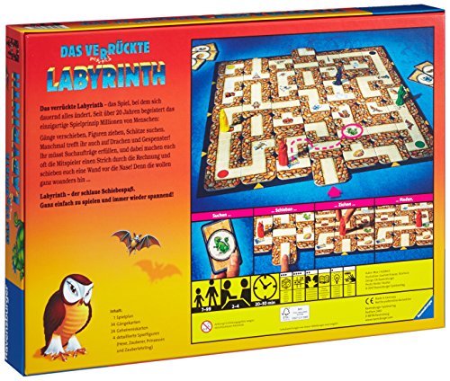 Ravensburger Spiele 26446 - Das verrückte Labyrinth 26446 - Familienspiel ab 7 Jahren